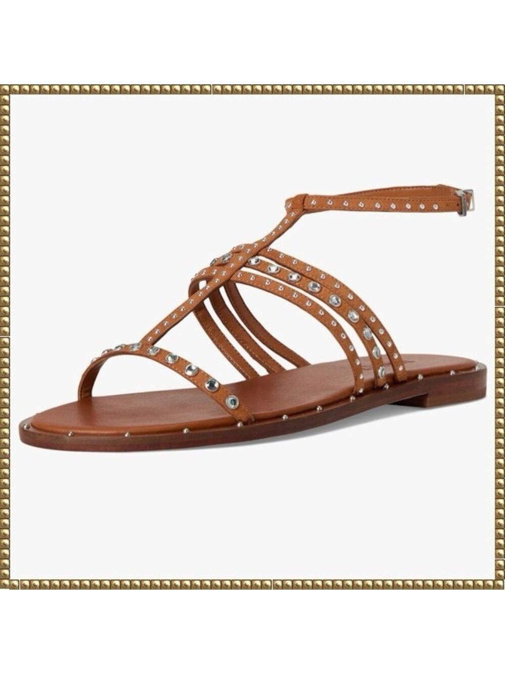 Schutz Isidora Gladiator Sandal Brown Size 8